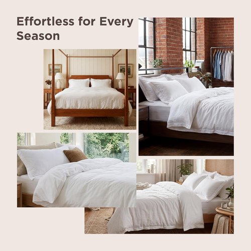 Bedsure Sage Green Duvet Cover - Extra Soft Prewashed Cotton-Like Polyester | Queen Size 90x90 Inches with Zipper Closure