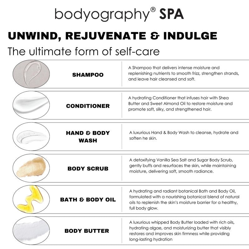 Spa Bath and Body Oil - Vanilla Amber by Bodyography for Women - 5 oz Body Oil