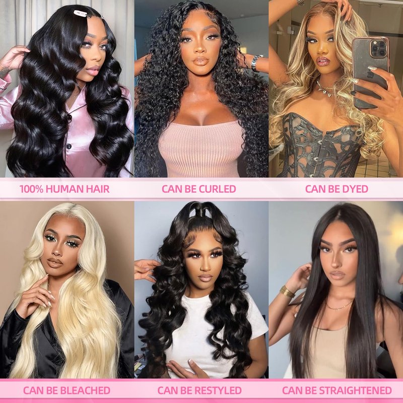 12A Human Hair Bundles - 22 Inch Body Wave Extensions | 100% Unprocessed Real Human Hair in Natural Color