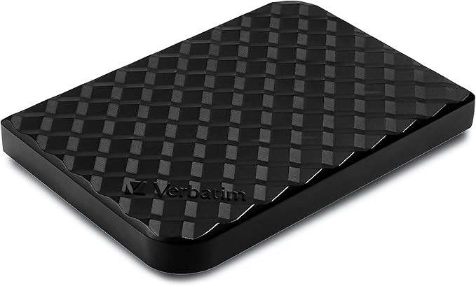 Verbatim 256GB Portable SSD External Hard Drive Store ‘n’ Go USB 3.2 Gen 1 USB-C Adapter Included - External Solid State Drive