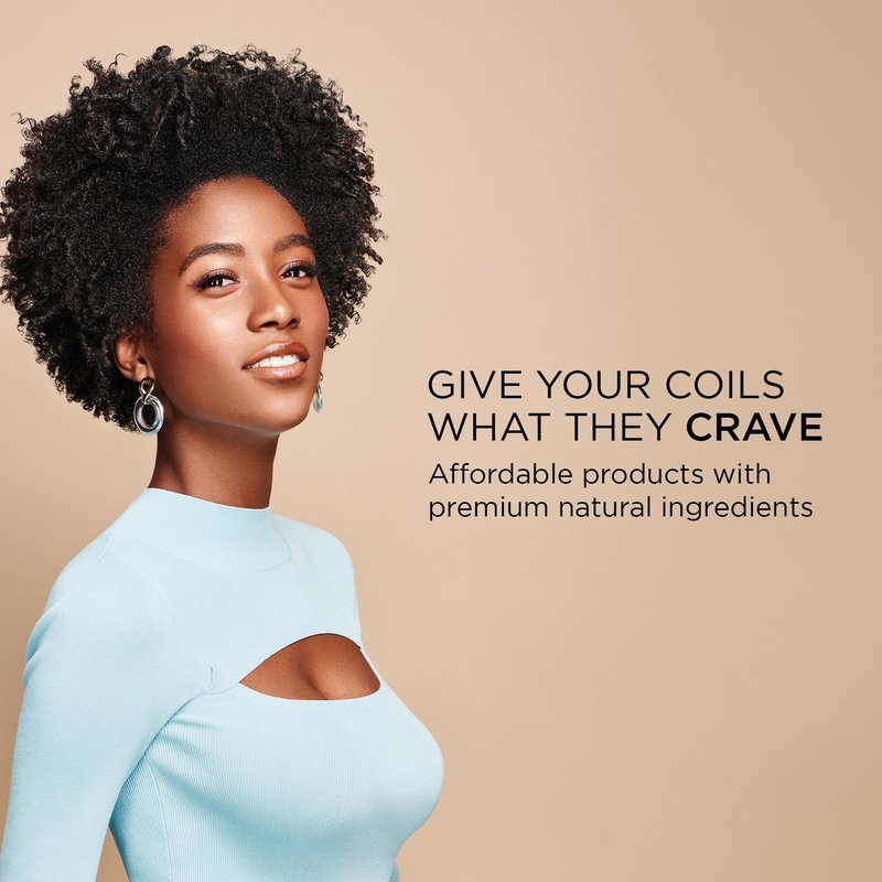 African Pride Moisture Miracle Curling Cream with Shea Butter & Flaxseed Oil, Moisturizes & Defines Coily & Curly Hair, 12 Oz, Pack of 3