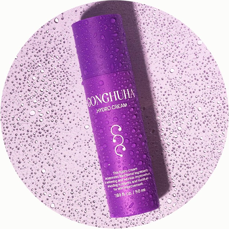 GONGHUHA Hydro Cream – Lightweight Ultra-Hydrating Face Moisturizer for Glowing Skin | 50ml (1.69 fl oz) with Hyaluronic Acid & Cica | Korean Skin Care