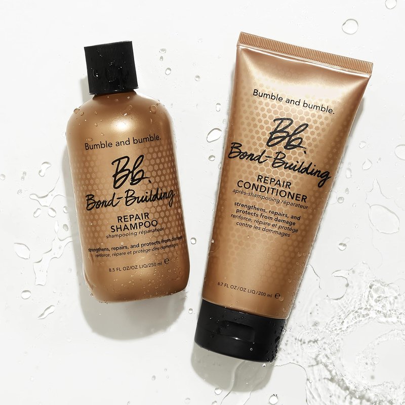 Bumble and bumble. Bond-Building Hair Repair Shampoo | Strengthens and Prevents Breakage| Smooths Frizz, Adds Shine | For Damaged Curly, Wavy, Straight Hair Types, 8.5 Fl Oz