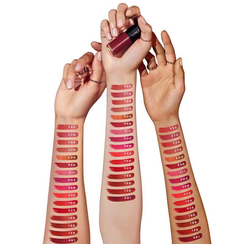 Lancôme L'Absolu Rouge Drama Ink Semi-Matte Liquid Lipstick - Highly Pigmented - All Day Wear - 274 French Tea