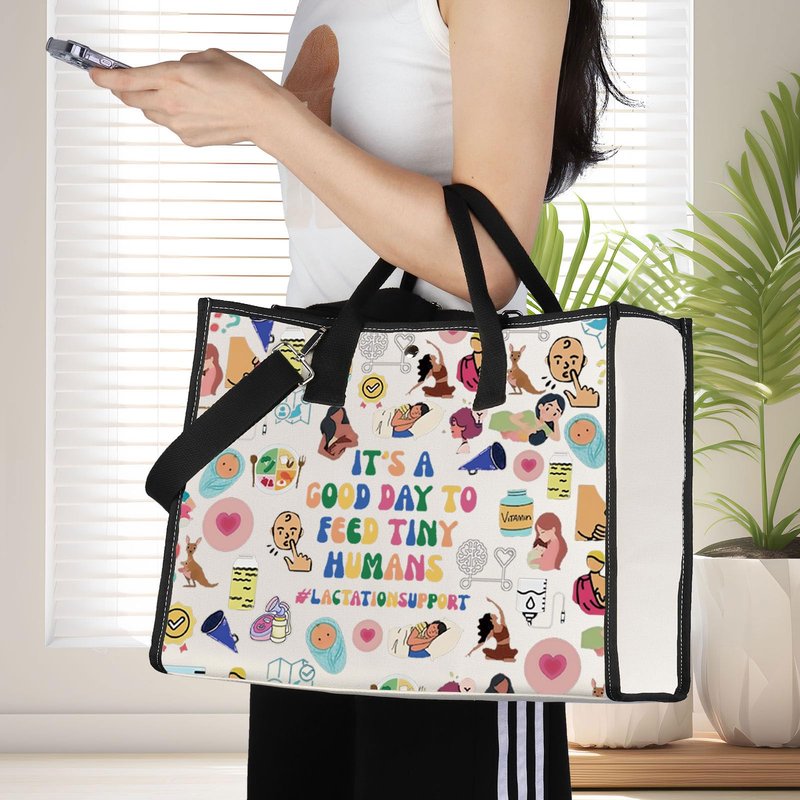 JNIAP Lactation Consultant & Counselor Educator Gifts - Zipper Bag (Feed Tiny Tote)