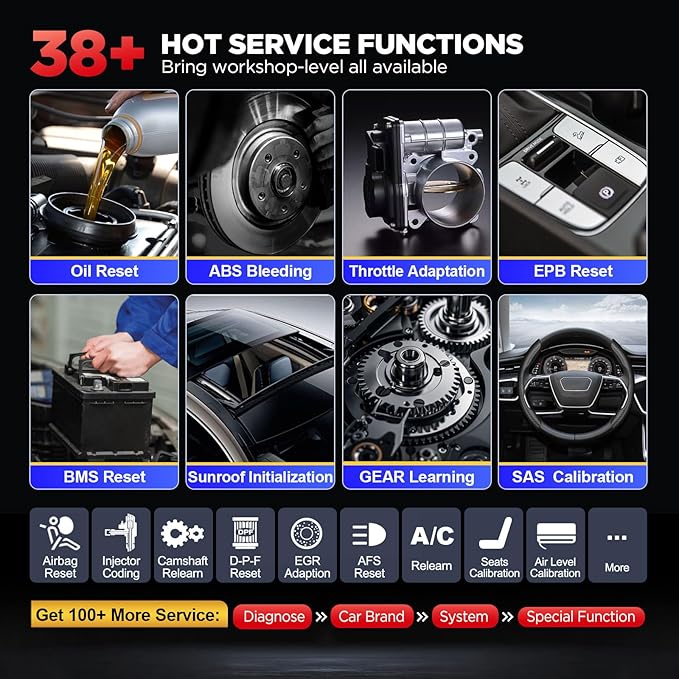 LAUNCH X431 Pro V5.0 2026 New Generation Automotive Diagnostic Scanner Tool, OEM Bluetooth Bidirectional OBD2 Scan Tool with CANFD & DOIP, 38+ Special Functions for All Cars