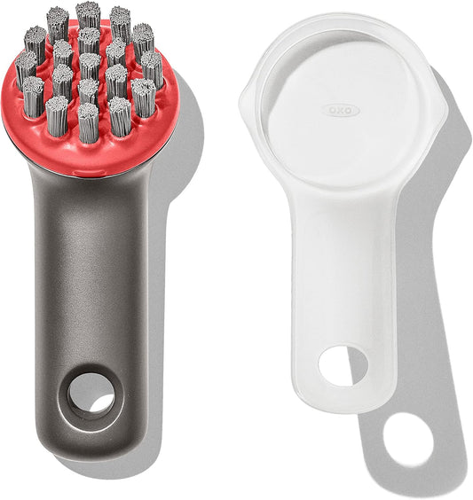 OXO Heavy Duty Outdoor Brush - Durable Design with Protective Cover | Perfect for Cleaning
