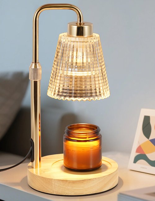 GODONLIF Candle Warmer Lamp with Timer Dimmable, Birthday Gifts for Women Mom, House Warming Gifts New Home Decor, Wax Melt Warmer for Jar Candles with 2 Bulbs