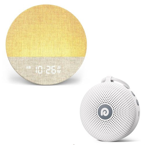 Dreamegg Sunrise 1 Bundle - Sleep Lite D11Max Sound Machine for Home & Travel | Nature Sounds & White Noise