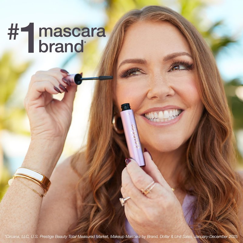 tarte tartelette tubing mascara – Lash Extensions in a Tube, Easy-to-Remove Eye Makeup, Clinically Proven to Volumize & Curl, 24Hr Smudge-Proof Longwear, Vegan & Cruelty-Free, travel size, brown