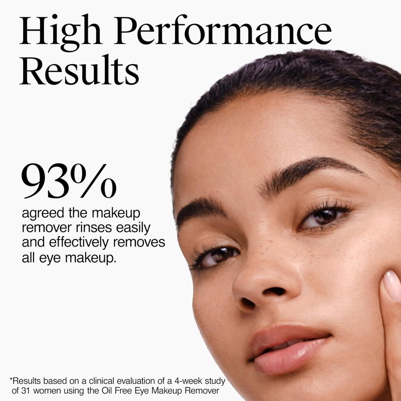 Neutrogena Oil-Free Eye Makeup Remover - Gentle Non-Greasy Formula for Waterproof Mascara | 8 fl. Oz, 2 Pack