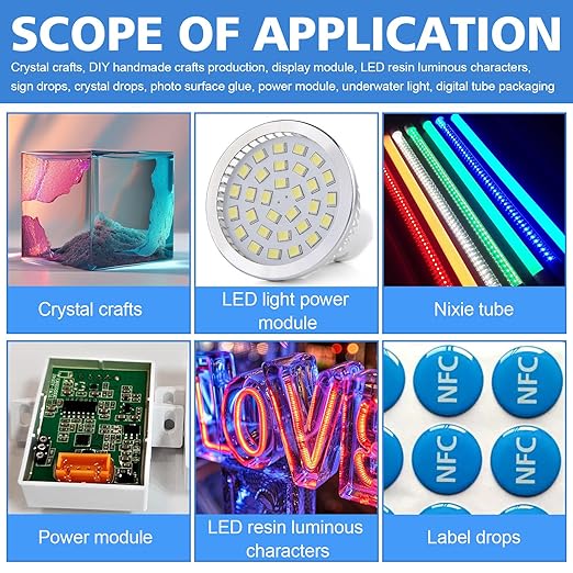 WANJAO Electronic Potting Compound, Thermally Conductive Epoxy Thermal Adhesive Insulation Waterproof Sealant for Electronic Component Packaging Led Power Supply Circuit Board Protection, 480g A+B
