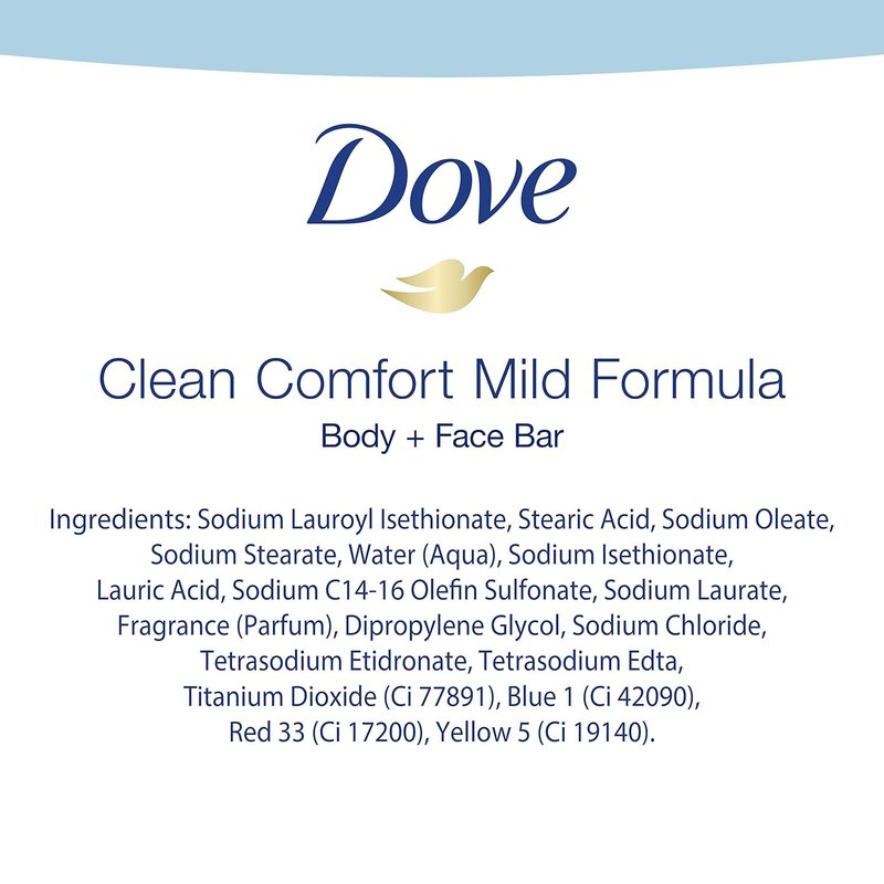 Dove Men+Care Body Soap & Face Bar - Hydrating & Moisturizing | 3.75 oz, 6 Bars