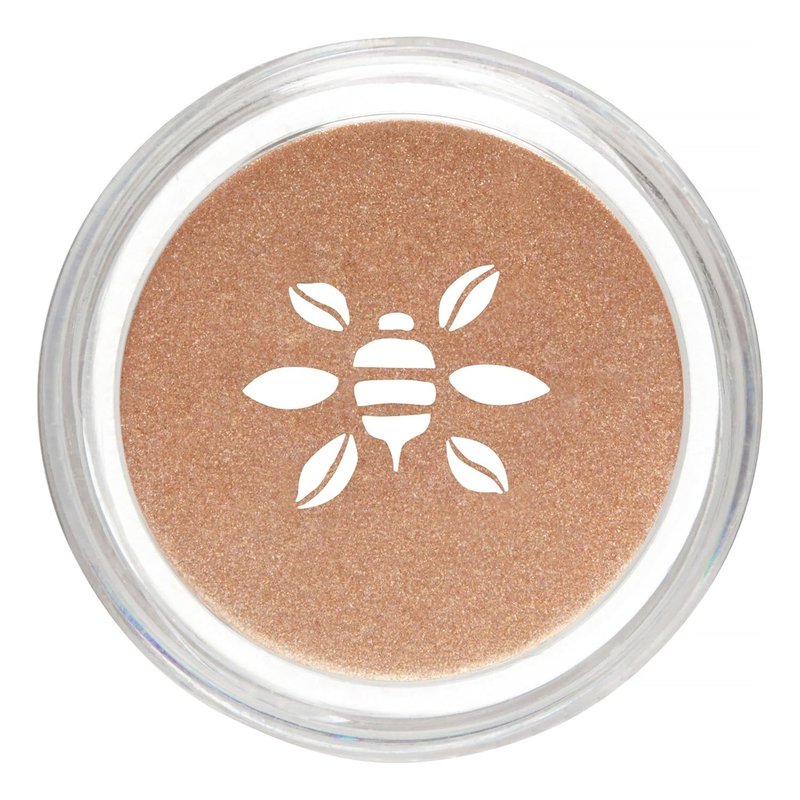 Honeybee Gardens Clean Mineral Eye Shadow - Satin Sheets, Pale Sparkly Peach With Gold Highlights | 2g