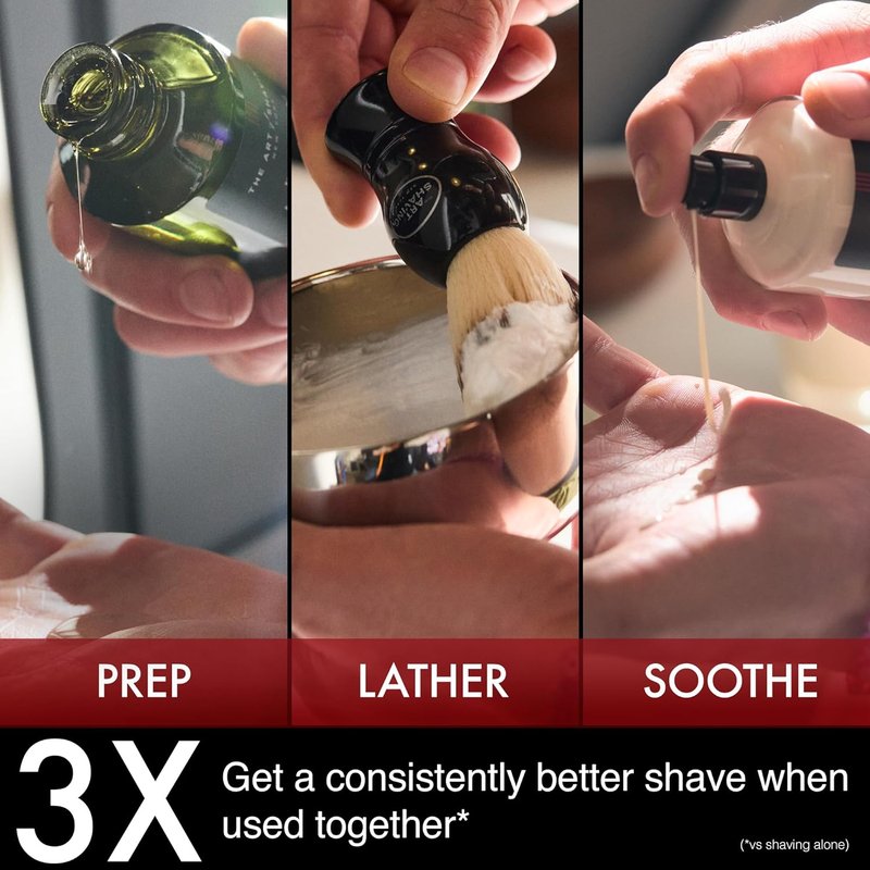Shaving Cream for Men - Luxurious, Moisturizing Formula | Softens Skin & Beard