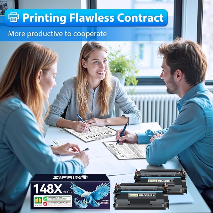 148X Black Toner Cartridge 1 Pack