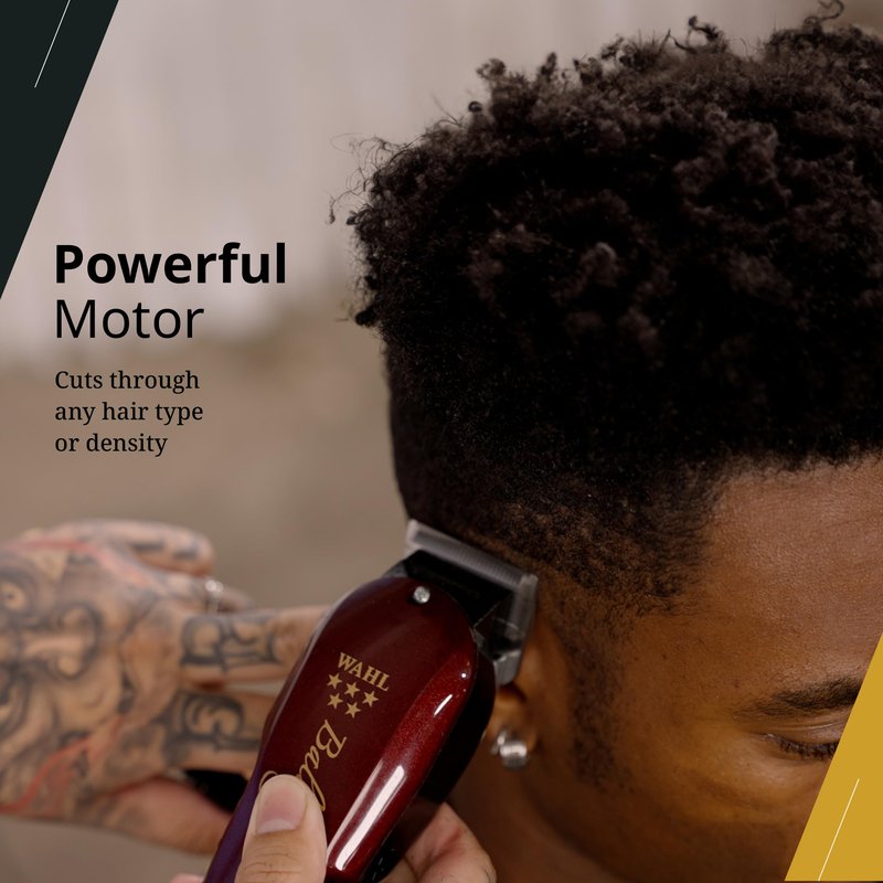 Wahl Professional 5 Star Balding Clipper, Corded V5000 Electromagnetic Motor, for Ultra-Close Trimming