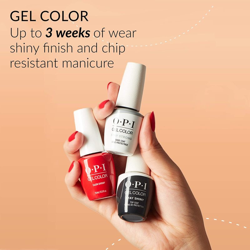 OPI GelColor, Let Me Bayou a Drink, Pink Gel Nail Polish, New Orleans Collection, 0.5 fl oz