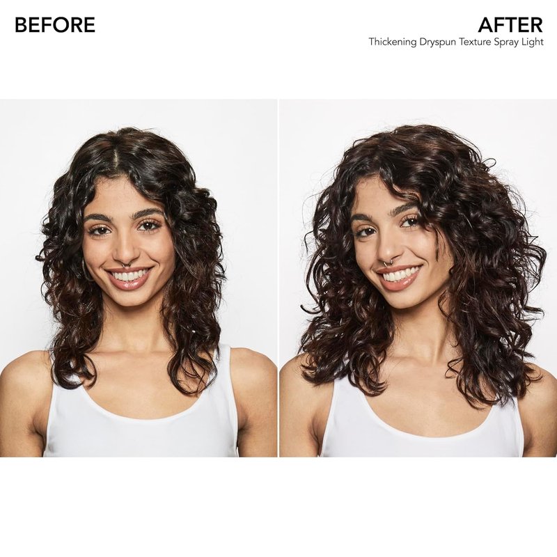 Bumble and Bumble Thickening Dryspun Texture Spray - Adds Airy Dimension & Light Hold | For Medium to Thick Hair Types