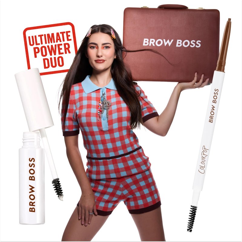 Colourpop Brow Boss Waterproof Eyebrow Pencil - Defining Brow Pencil with Precision Tip, Retractable Twist & Built-In Spoolie - 8-Hour Wear - Creates Natural Hair-Like Strokes - Blonde (0.003 oz)