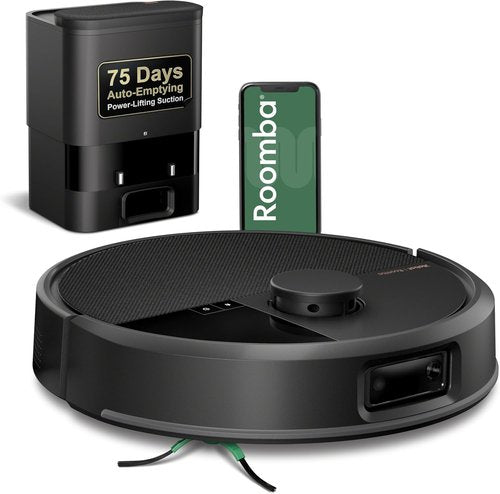 iRobot Roomba Plus 504 Vacuum - Powerful Suction, Anti-Tangle Brushes, Self-Emptying Dock, Ideal for Pet Hair