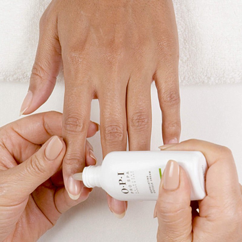 OPI ProSpa Exfoliating Cuticle Cream | Cuticle Remover for Nails | Gel Cream Formula for Dry, Rough Hands | 0.9 fl oz