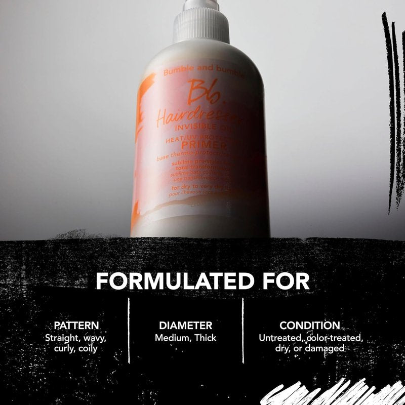 Bumble and bumble. Hairdresser's Invisible Oil Leave-In Conditioner - UV Protection, Hydrating & Anti-Frizz | All Hair Types | Argan & Coconut Oil