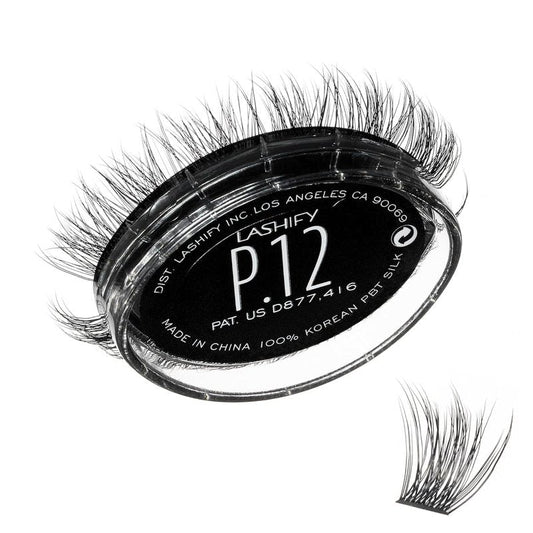 Lashify Plushy 12mm Gossamer Lashes - Easy DIY False Lashes for Voluminous Natural Look