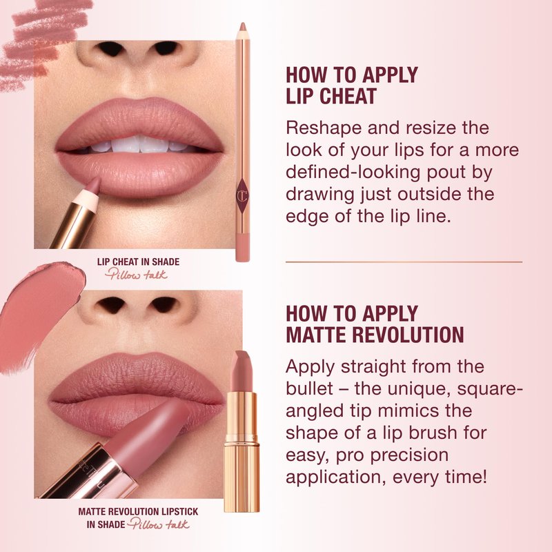 Charlotte Tilbury Matte Revolution Lipstick - Long Lasting, Matte Lipstick with Buildable Color & Lip-Loving Ingredients - Creamy, Easy to Blend Formula - Flame Flame