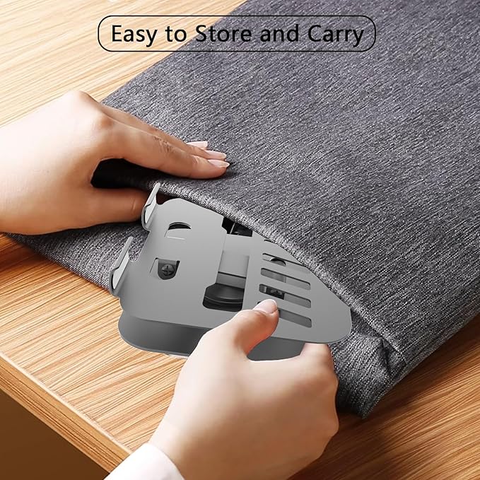 TAPMEI Large Metal Tablet Stand 360° Rotation for 4-16” Tablet, Grey