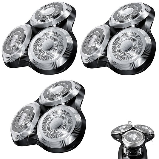 SH90 Replacement Rotary Heads Compatible with Philips Norelco Shavers Series 9000,Replacement Shaver Head with Upgrade Double-Layer Precision Blades for Men's Shaving,3 Packs