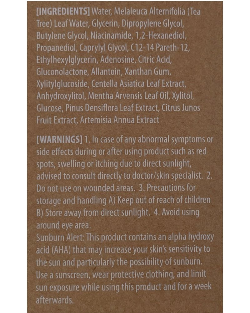 Mary&May Vegan CICA Tea Tree AHA PHA Blemish Toner - Oil Control and Skin Soothing Exfoliating Face Toner - Protects Skin Barrier, for Clear and Healthy Skin, 6.76 fl.oz.