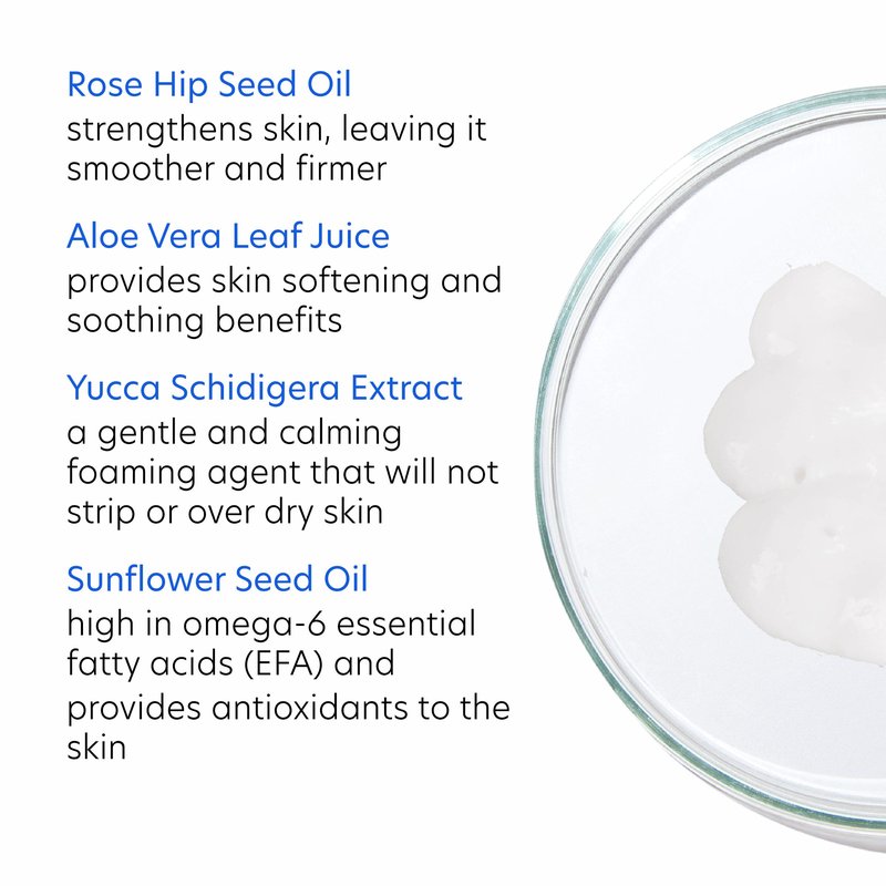 PCA SKIN Creamy Moisturizing Face Cleanser, Gentle Daily Face Wash for Dry and Sensitive Skin, Leaves Skin Feeling Soft and Smooth, Helps Remove Makeup, Dirt, and Impurities from Skin, 7.0 oz Bottle