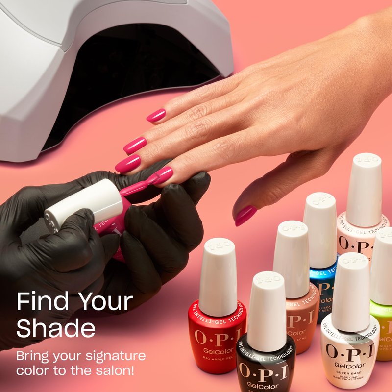 OPI GelColor Bubble Bath | Sheer Nude Pink Crème LED Cure Gel Nail Polish | Salon-Quality Shine, Long-Lasting Wear | Vegan & HEMA Free | 0.5 Fl Oz