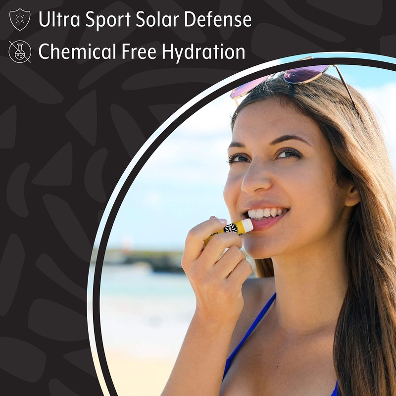 Headhunter Mango Sport Chapstick Sunscreen SPF 30, Natural Mineral Lip Balm For Sun Protection, Waterproof Lip Sunscreen For Ultra Sport Protection and Solar Defense, Reef Safe Sunblock Chap Stick (12 Pack)