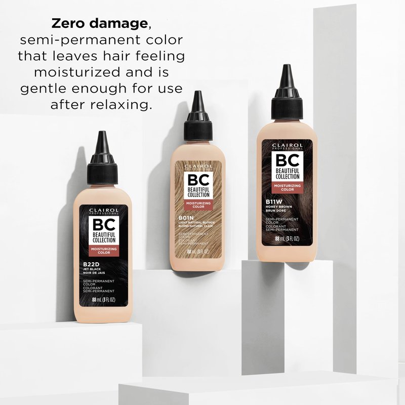 Clairol Professional Beautiful Collection Hair Color, 22D Jet Black, 3 Fl Oz - Packaging May Vary