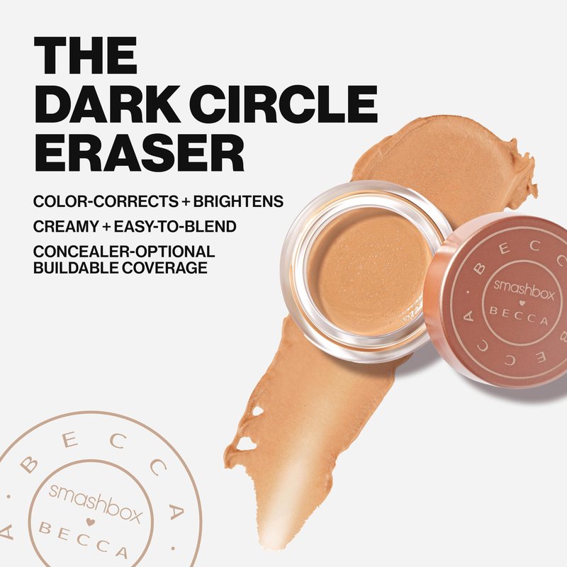 Smashbox X BECCA Under Eye Brightening Corrector | Brightens and Corrects Dark Circles | Vitamin E, 0.15 Ounce, Fair/Light