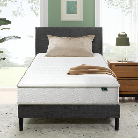 Zinus 6 Inch Hybrid Mattress - Medium Firmness, Durable Support, Twin Size, Certified Safe Foams