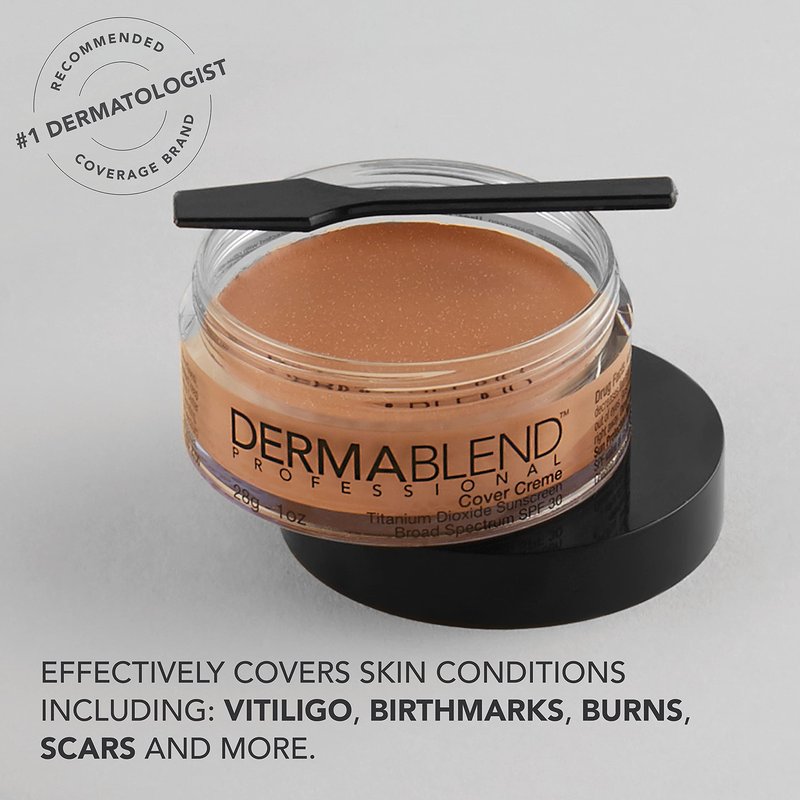 Dermablend Cover Creme Full Coverage Foundation with SPF 30, 15C Cool Beige, 1 oz.