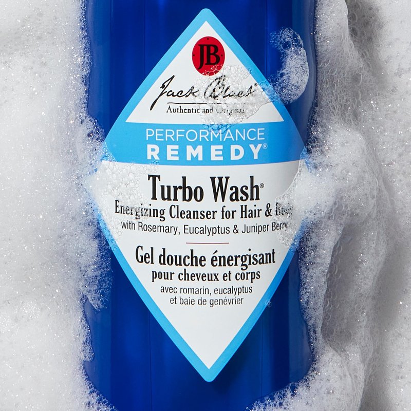 Jack Black Turbo Wash Energizing Body & Hair Cleanser, 10 Fl Oz – Rosemary, Eucalyptus & Juniper Berry – Mens Body Wash, Mens Shampoo, Skin Care, Hair Care, Dual-Purpose Body Wash Men, Sulfate–Free
