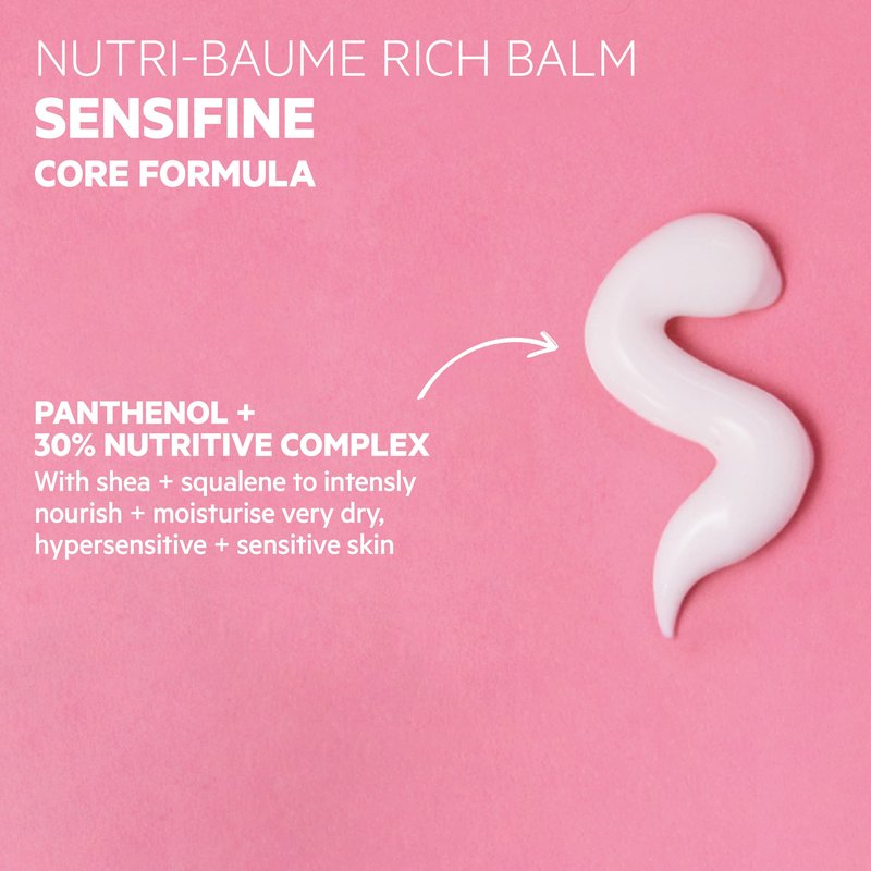 SVR - Sensifine Nutri-Balm - Soothing Moisturizer for Sensitive & Ultra-Sensitive Skin Relief - Face Cream - 24-Hour Hydration - for Hypoallergenic Use - 95% Naturally-Derived Ingredients - 1.3 fl.oz