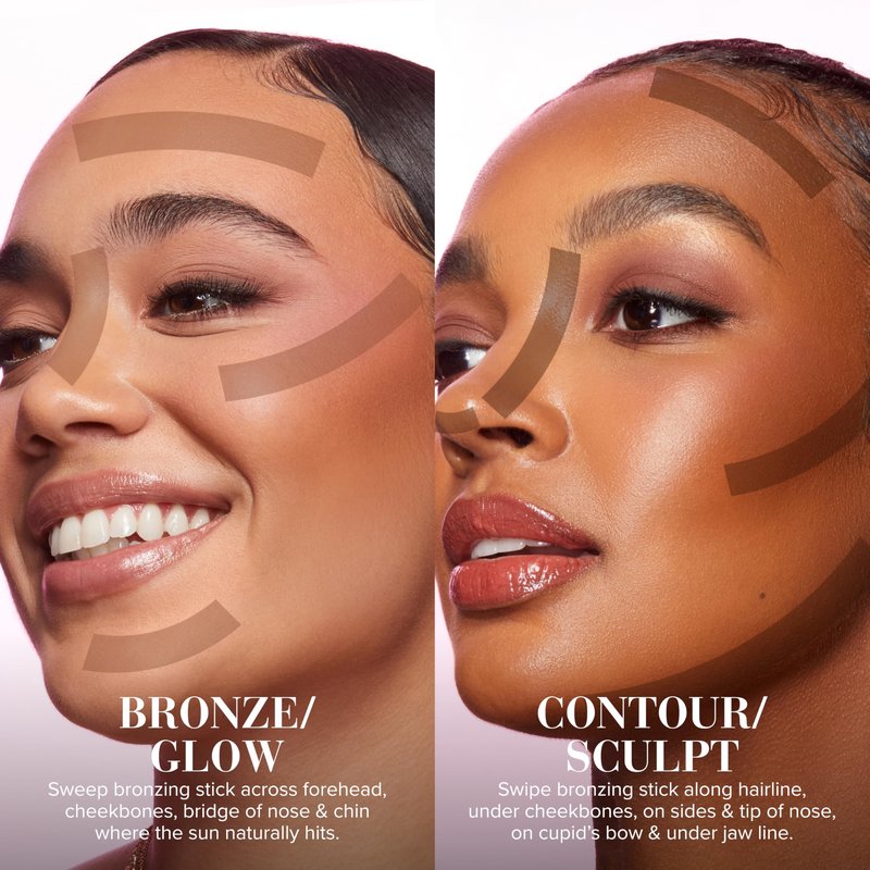 Too Faced Chocolate Soleil Melting Bronzing & Sculpting Stick | Multi-Use, Contour + Cream Bronzer Stick | Lightweight, Satin-Finish with Buildable Coverage, 0.28 Ounce, 0.28 Ounce, Chocolate Caramel
