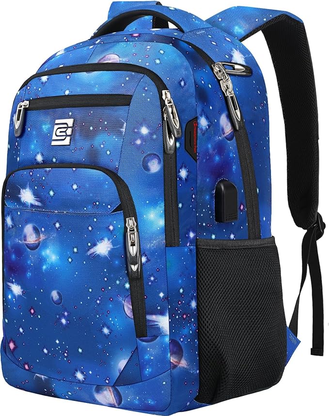 Volher Laptop Backpack,Business Travel Anti Theft Slim Durable Laptops Backpack,Water Resistant College Computer Bag for Women & Men Fits 15.6 Inch Laptop and Notebook-Dreamy Blue