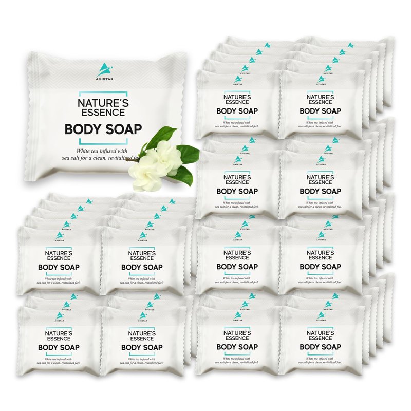 Bar Soap Bulk Individually Wrapped – 120 Pack 0.5 oz Mini Hotel Soap Bars Bulk – Travel Size Essential Toiletries for Hosts and Guests, Hotel, Hospitality, Shelters & Bathroom Amenities