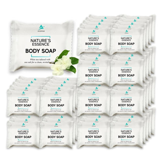 Bar Soap Bulk Individually Wrapped – 120 Pack 0.5 oz Mini Hotel Soap Bars Bulk – Travel Size Essential Toiletries for Hosts and Guests, Hotel, Hospitality, Shelters & Bathroom Amenities