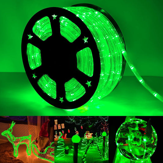 Skiennix 100ft LED Rope Lights - Waterproof, Connectable & Flexible Tube Lighting | 720 LEDs for Indoor/Outdoor Use