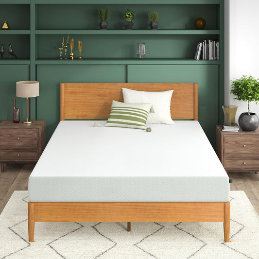 Zinus 8 Inch Green Tea Memory Foam Mattress - Short Queen | Fiberglass Free & CertiPUR-US Certified