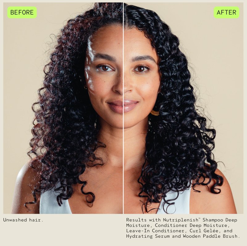 Aveda Nutriplenish Shampoo Deep Moisture | Rich Hydration for Medium to Thick Dry Hair | Organic Pomegranate Oil, Coconut Oil, Mango Butter | 93% Naturally Derived*, 8.5 Fl Oz