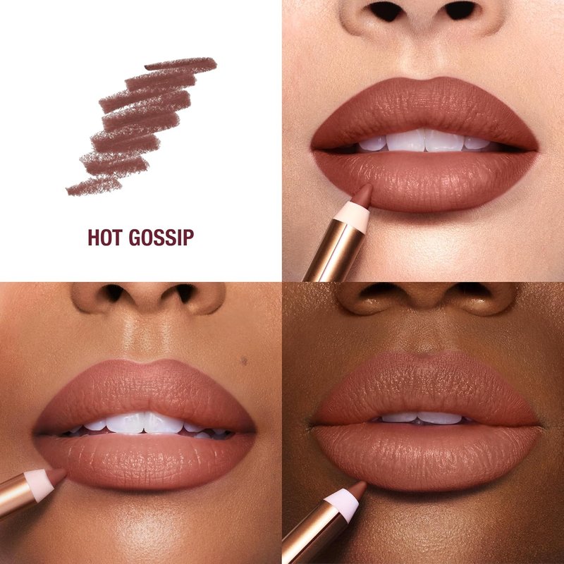 Charlotte Tilbury Lip Cheat Lip Liner Pencil - Waterproof, Smudge-Proof Definition - Enriched with Jojoba Oil & Hyaluronic Acid | Perfect for Fuller Lips
