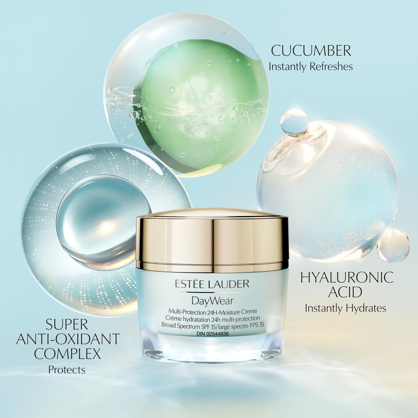 Estée Lauder DayWear Multi-Protection Anti-Oxidant 24H-Moisture Cream SPF 15 | Anti-Aging Moisturizer | Hydrating Face Moisturizer for Normal/Combination Skin, 1 Ounce